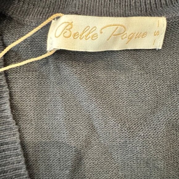 NWT - Black Short Sleeve Sweater Shrug Women's Small - Picture 3 of 7